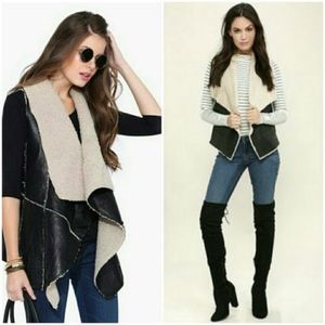 Anthropologie Sherpa Vest by Madison & Lola